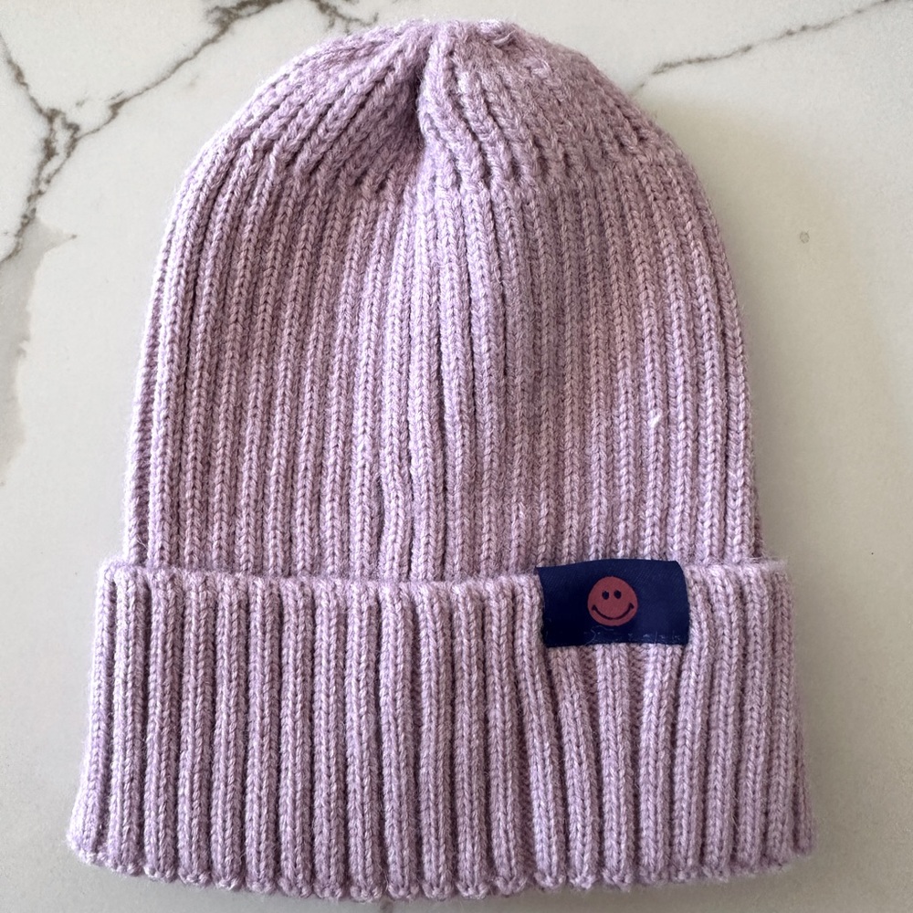 💜💟🪻Knit Cuffed Beanie - toddler/young child